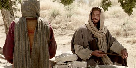 While Traveling Through Samaria The Savior Teaches A Woman At Jacob S Well That He Is The