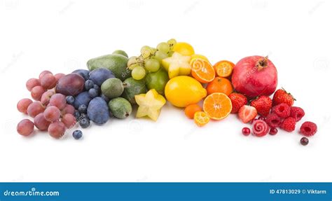Fruit Rainbow Stock Image Image Of Nutrition Fruit 47813029