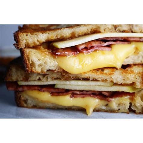 Grilled Cheese With Gouda Turkey Bacon And Fig Jam Recipe The Feedfeed