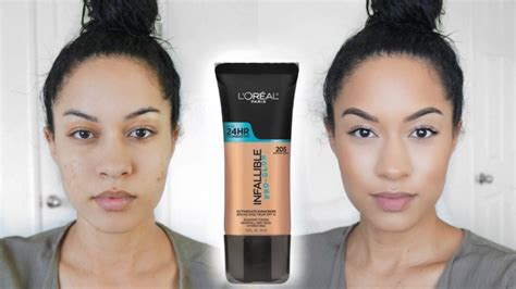 L OREAL INFALLIBLE PRO GLOW FOUNDATION REVIEW YouTube