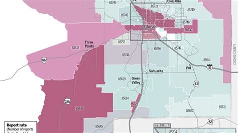 Map Search Pima County Zip Codes To See Areas Of High Distress Dcs