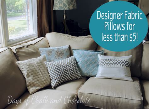 Fabric headboards are not hard to make unless you went with some intricate design that has too many corners and curves to it. How I Get Designer Fabric Pillows for $5 or less | Days of Chalk and Chocolate