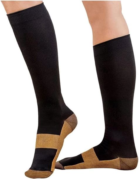 As Seen On Tv Unisex Miracle Copper Anti Fatigue Compression Socks