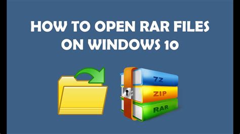 How To Open Rar Files On Windows 10 Easy Solution Youtube