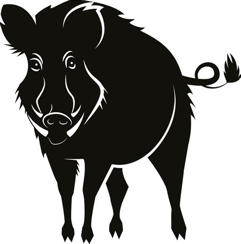 Wild Boar Royalty Free Svg Cliparts Vectors And Stock Clip Art Library
