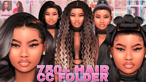 Pin By Rice Any Pronouns On Folder In 2021 Sims 4 Black Hair Sims