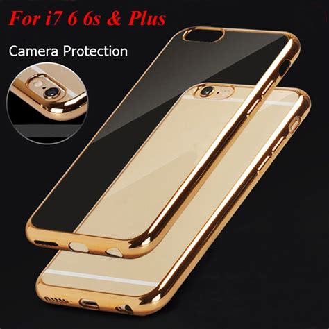 Luxury Newest Rose Gold Electroplating Case For Iphone 6 6s 7 8 X Soft