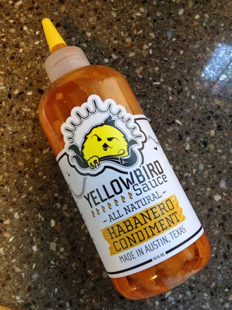 A Soy Bean Yellow Bird Sauce Habanero Condiment