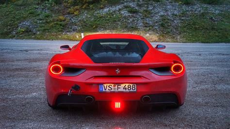 Ferrari Gtb Mountain Pass Drive Exhaust Sounds Youtube