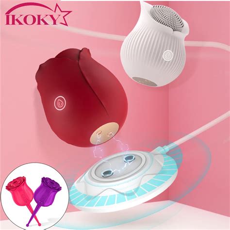 Ikoky Breast Massager G Spot Sucking Clit Vibrator Jumping Egg Vibrator
