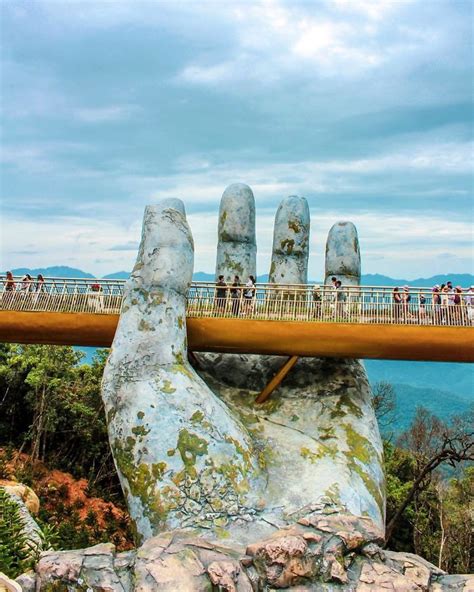 Amazing Giant Hands Bridge In Vietnam 99inspiration