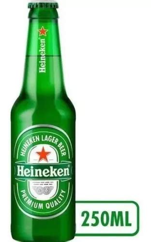 24 Cerveja Heineken Premium Puro Malte Lager 250ml Cx Shot