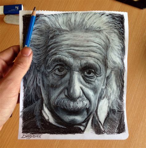 By Atomiccircus On Deviantart Pencil Drawings Drawings Einstein