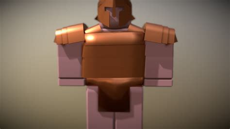 Low Poly Spartan Armor For Roblox Character Download Free 3d Model By