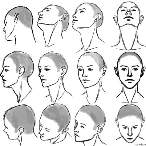 Realistic Head Drawings In Steps With Photoshop Eye Drawing Drawings Face Side View Drawing