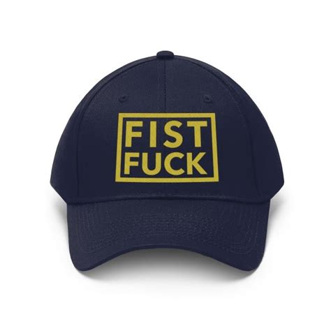 fist fuck yellow logo cap fistfy