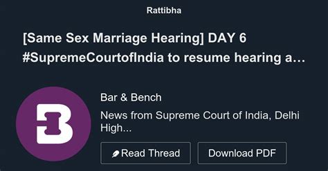 Same Sex Marriage Hearing Day 6 Supremecourtofindia To Resume