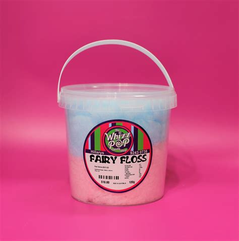 Fairy Floss Bucket 100g The Whizz Pop Candy Shop