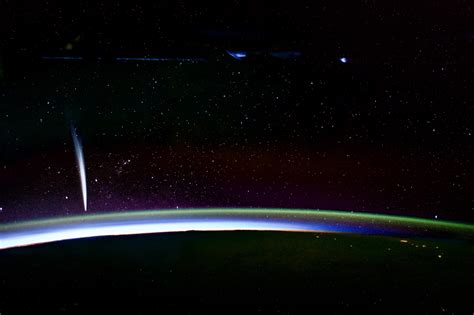 Comet Lovejoy Seen From The International Space Station Rsciences