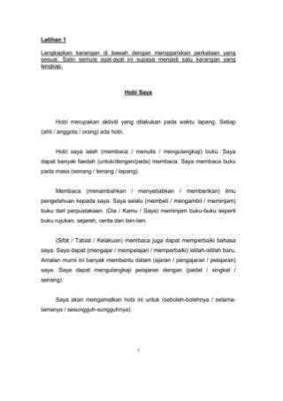 Karangan Bahasa Melayu Tahun Keluarga Saya Contoh Karangan Upsr The Best Porn Website