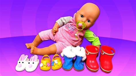 Los Zapatos De La Muñeca Bebé Vídeos De Juguetes Para Niñas Muñecas