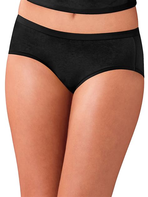 Hanes Womens Cotton Stretch Hipster Panties With Comfortsoft Waistband 3 Pack