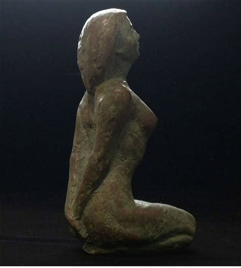 Nude Woman Bronze Okimono By Saegusa Sotaro Collectors Weekly