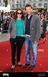Jamie Bamber and wife Kerry Norton arriving for the UK Film Premiere of ...