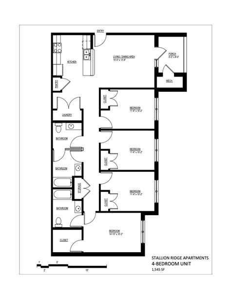 4 Bedroom Floor Plan With Dimensions Floor Roma