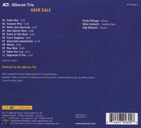 Near Gale Alboran Trio Cd Album Muziek