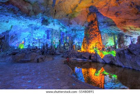 Seven Stars Cave Guilin China Stock Photo 55480891 Shutterstock