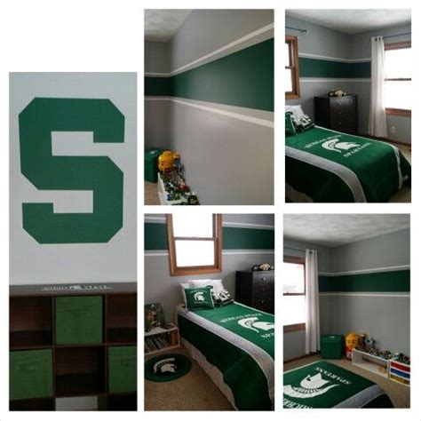 The dorms, while very large, are decently tidy and extremely fun to live in. MSU bedroom, Michigan State University | University bedroom, Boys dorm room, Collegiate room