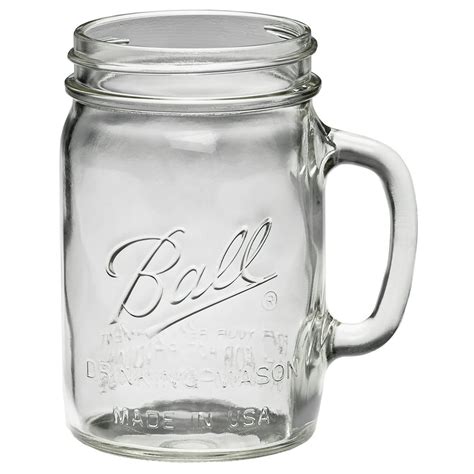 Ball® 1 1 2 Pint 24 Oz Glass Drinking Mason Jars 4 Count