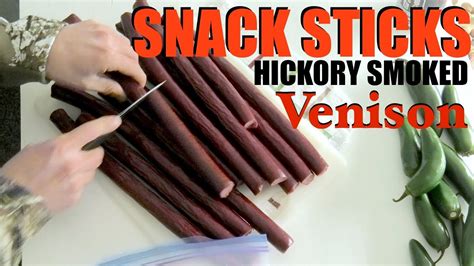 How To Make Venison Snack Sticks Field To Table Youtube