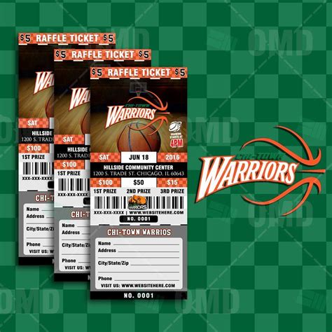 Basketball Game Ticket Template