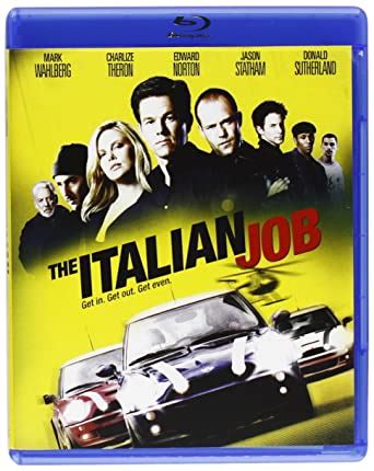 Italian Job Blu Ray Importado Mark Wahlberg Charlize Theron Edward Norton Seth Green