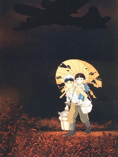 Grave of the fireflies (1988) is an animated film telling the story of two children from the port city of kobe, made homeless by the bombs. Gilded Terror: Grave of the Fireflies: A Review