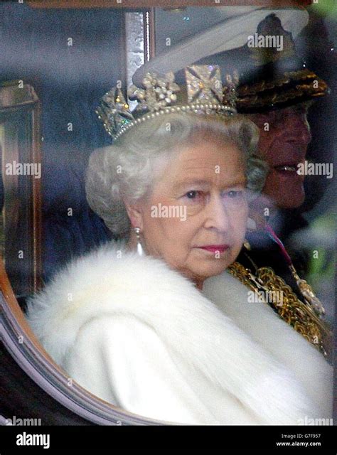 Queen Elizabeth Ii State Opening Of Parliament Stock Photo Alamy