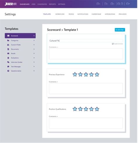 Jazzhr Product Update Candidate Scorecard Is Here Jazzhr