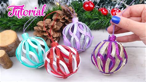 🎄 diy christmas ornaments for christmas tree with foam sheets xmas balls🎄 youtube