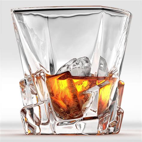 Iceberg Whiskey Glasses Scotch Glasses By Ashcroft Set Of 2 Unique Elegant Ebay