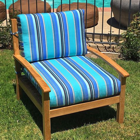 Enjoy free shipping & browse our great selection of this chair cushion has 4 sets of tees, making it a versatile option for a variety of outdoor dining and these luxury replacement cushions made with sunbrella performance fabrics are made to fit a. Lola Outdoor Club Chair with Sunbrella Cushion - IKsun ...