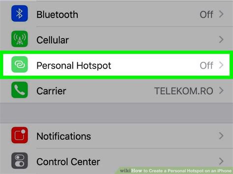 Select the hotspot name of your phone. How to Create a Personal Hotspot on an iPhone: 14 Steps