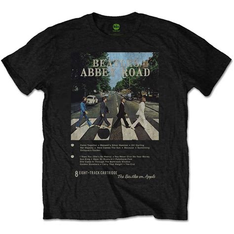 The Beatles T Shirt Abbey Road 8 Track Xl T