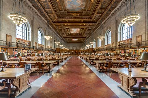 Ny Public Library Main Reading Room Manhattan Richard Silver Photo