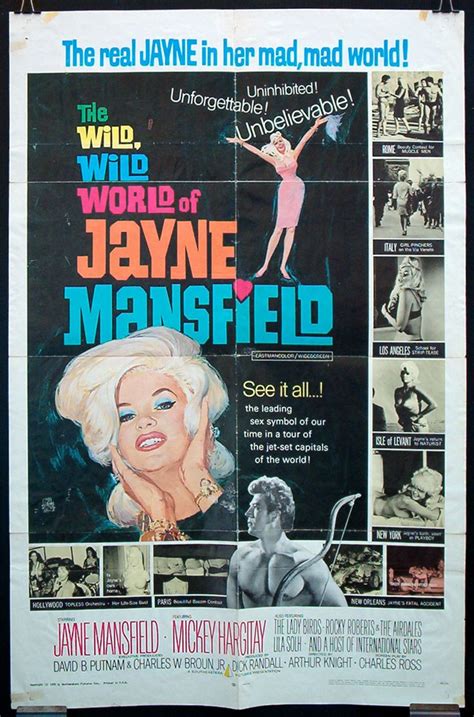 the wild wild world of jayne mansfield original 1968 movie poster jayne mansfield movie