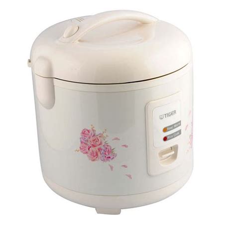 Tiger Cup Jaz A Series Conventional Rice Cooker With Floral Design
