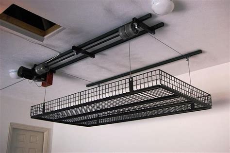 Image Result For Diy Garage Hoist System Garage Ceiling Storage