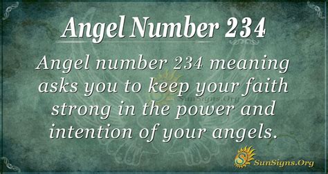 Angel Number 234 Meaning Accepting Challenges Sunsignsorg