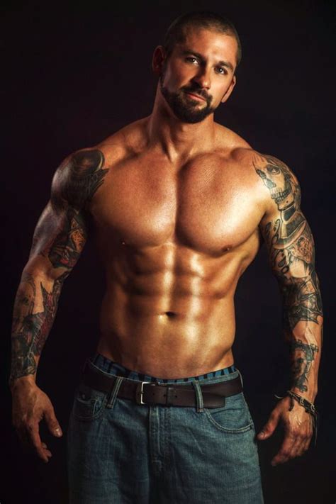 Fitness Muscle Body Building Men Inked Men Tatted Guys